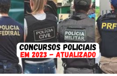 Concursos Policiais: Atualizado! oportunidades 2023!