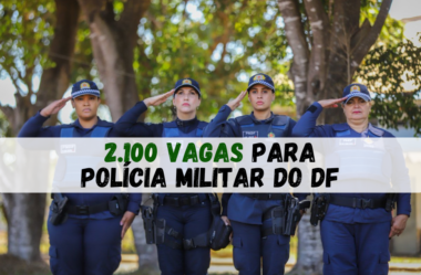 2100 vagas, Edital PMDF publicado. Essa é uma grande oportunidade meu aluno Rota